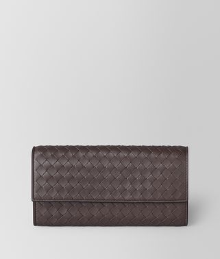 CONTINENTAL WALLET IN INTRECCIATO NAPPA 