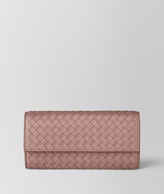 CONTINENTAL WALLET IN INTRECCIATO NAPPA 