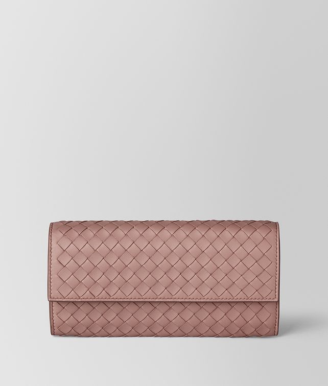 BOTTEGA VENETA CONTINENTAL WALLET IN INTRECCIATO NAPPA Large Wallet Woman fp