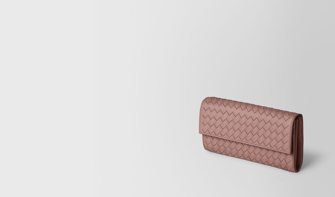 continental wallet in intrecciato nappa landing