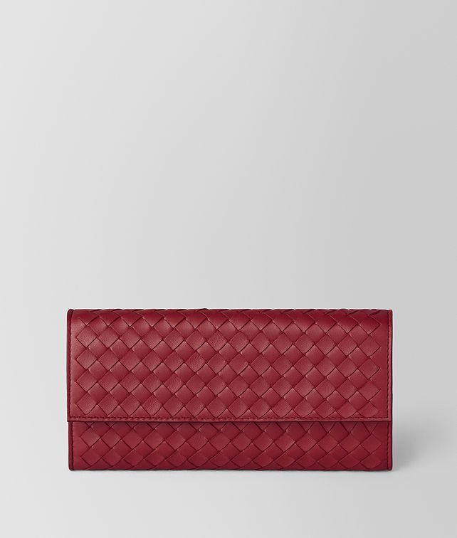 BOTTEGA VENETA CONTINENTAL WALLET IN INTRECCIATO NAPPA Large Wallet Woman fp