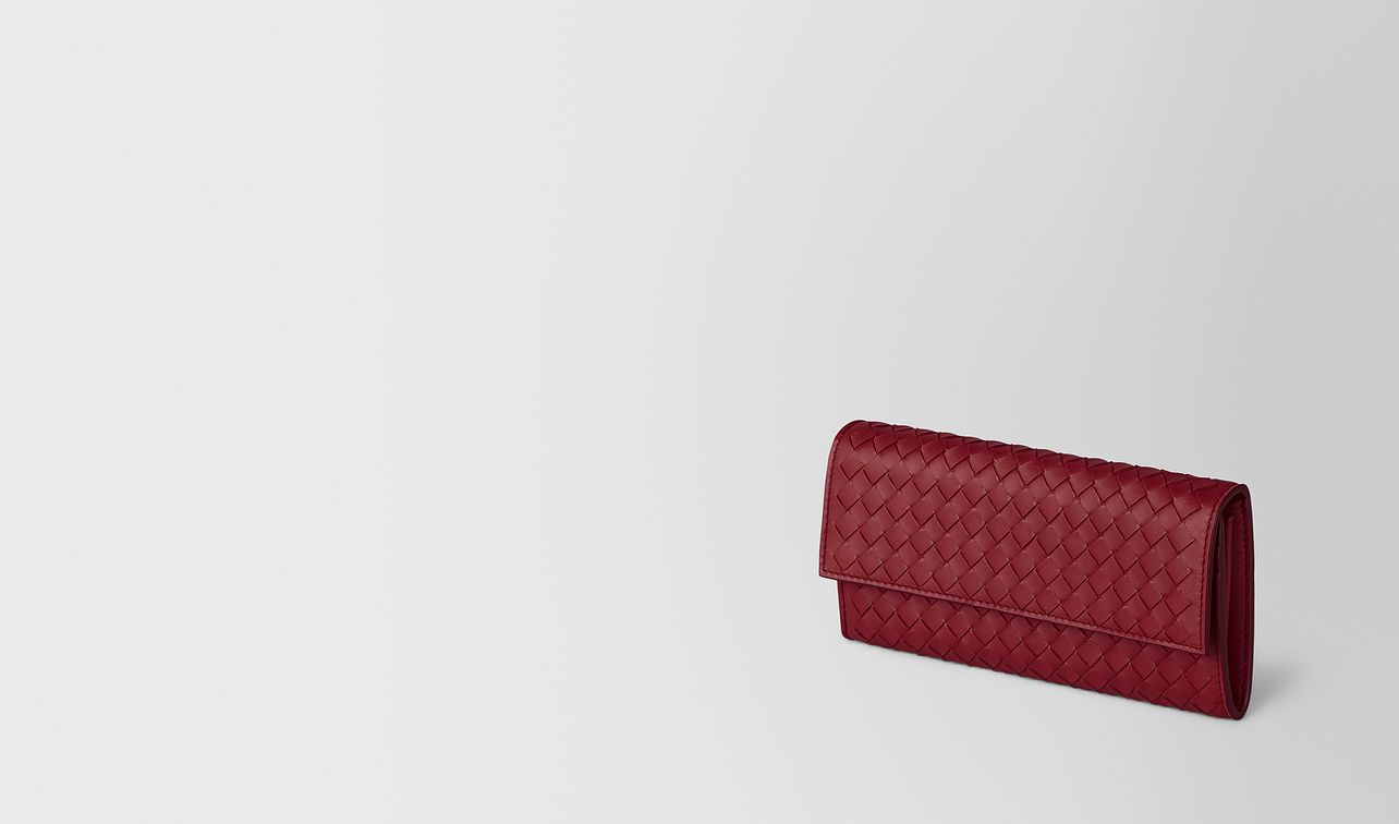 continental wallet in intrecciato nappa landing