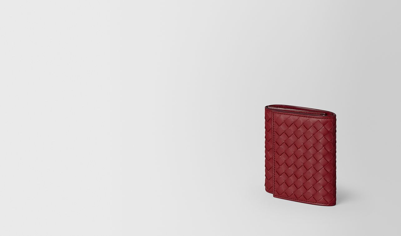 continental wallet in intrecciato nappa landing