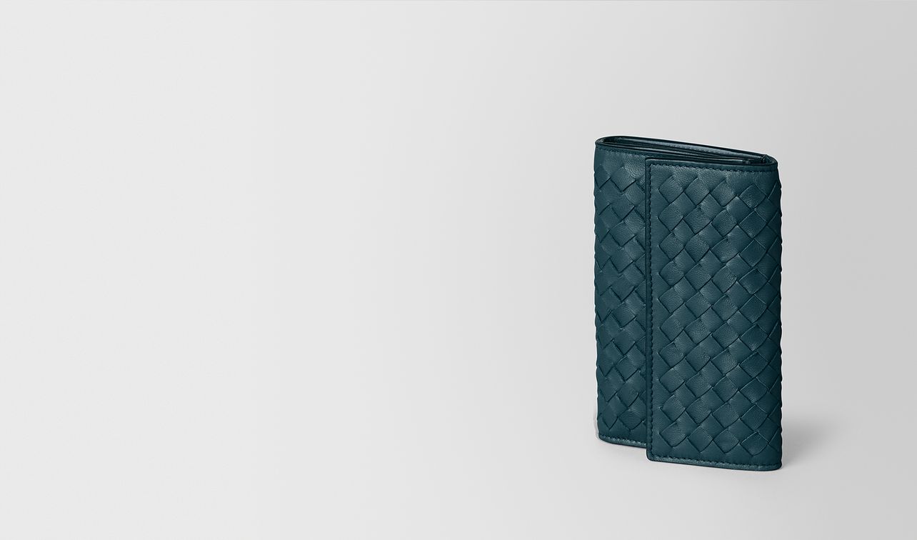 continental wallet in intrecciato nappa landing