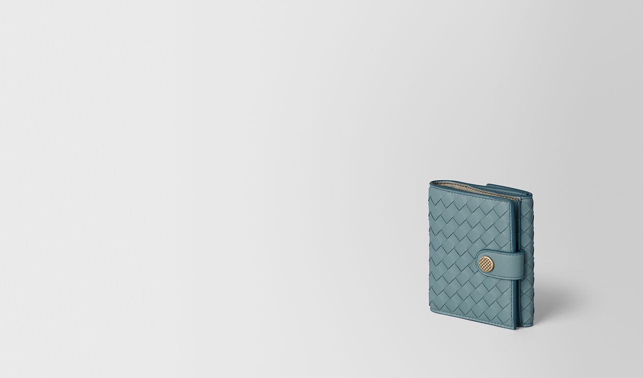 french wallet in intrecciato nappa landing