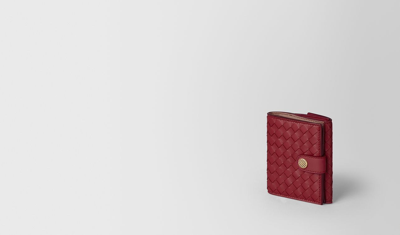 french wallet in intrecciato nappa landing