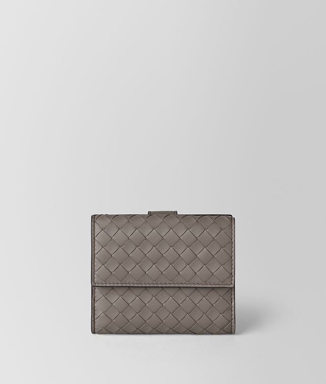 BOTTEGA VENETA FRENCH WALLET IN INTRECCIATO NAPPA Small Wallet Woman fp