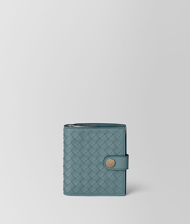 BOTTEGA VENETA FRENCH WALLET IN INTRECCIATO NAPPA Small Wallet Woman fp