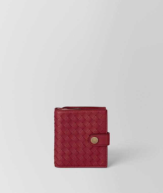 BOTTEGA VENETA FRENCH WALLET IN INTRECCIATO NAPPA Small Wallet Woman fp