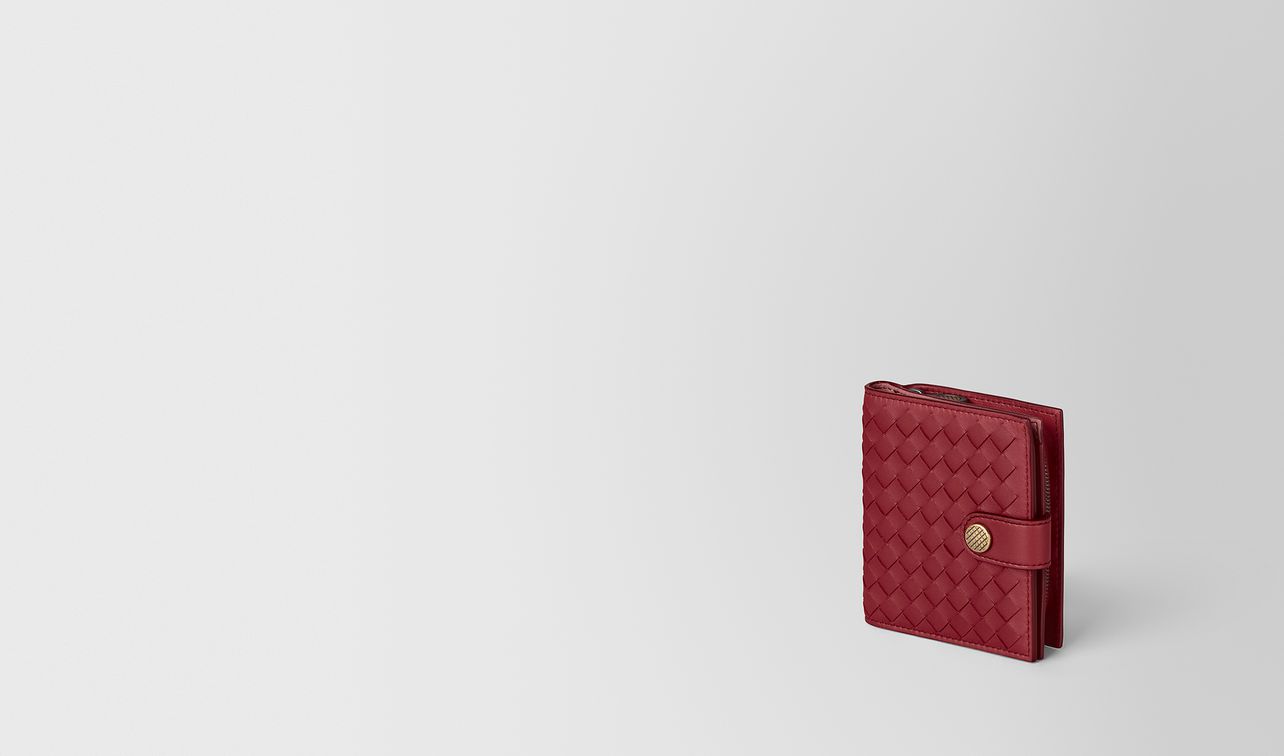 french wallet in intrecciato nappa landing