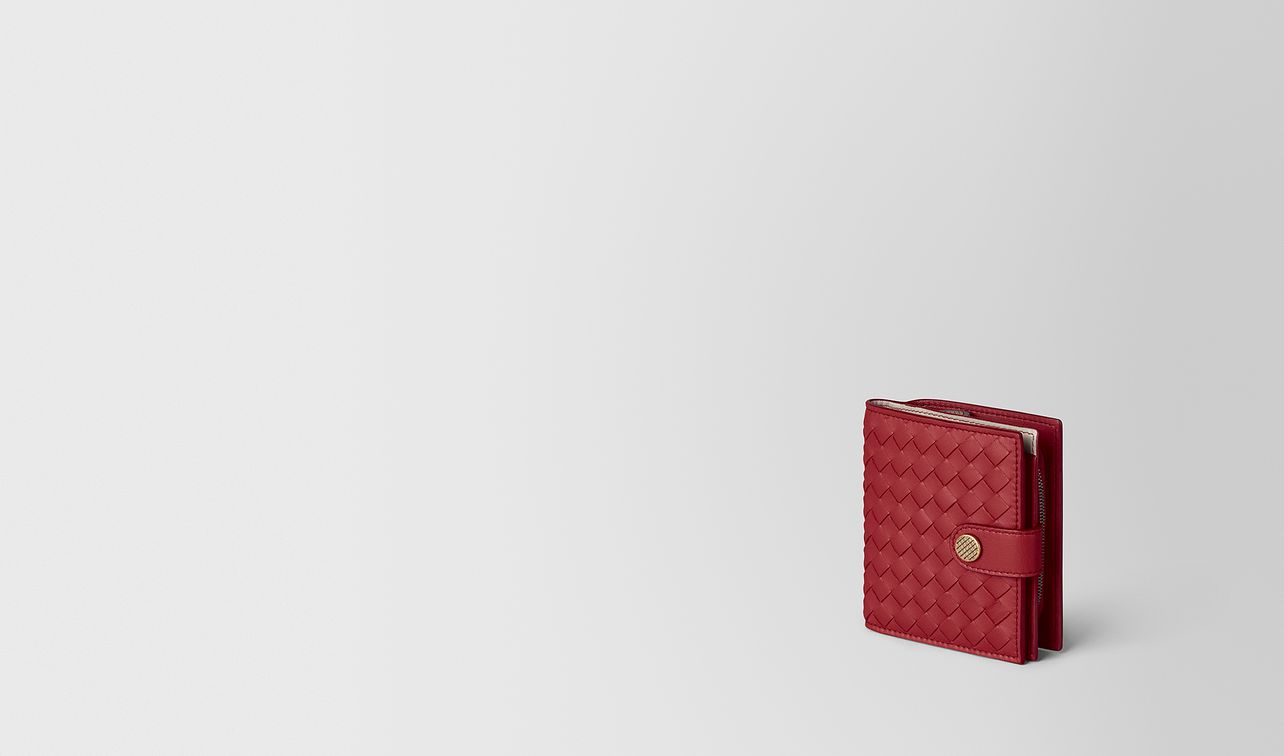 french wallet in intrecciato nappa landing