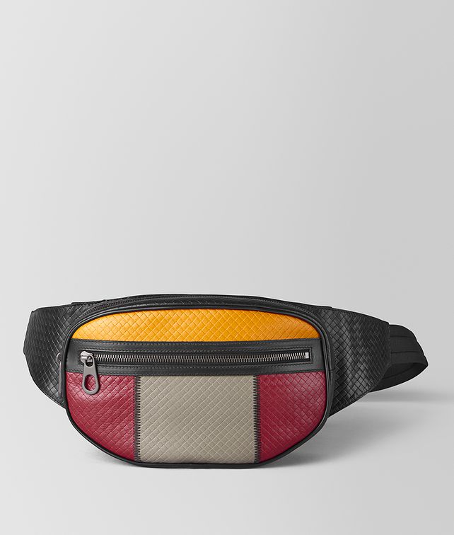 BOTTEGA VENETA BELT BAG IN MICRO-INTRECCIATO EMBOSSED Belt Bag Man fp