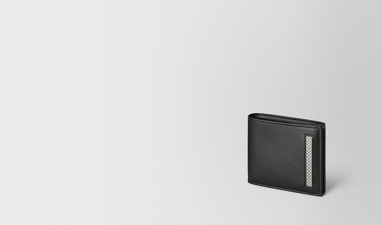 billfold in french calf leather and enamel landing