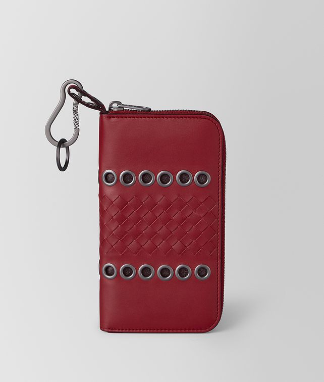 BOTTEGA VENETA バカラローズ VN アイレット ジップアラウンドウォレット ラージ ウォレット メンズ fp