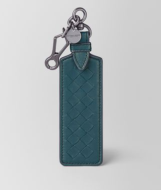 KEY HOLDER IN INTRECCIATO NAPPA 