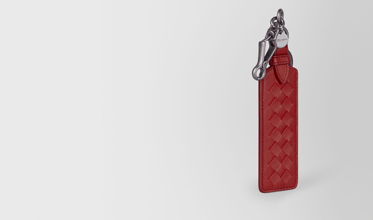 key holder in intrecciato nappa landing