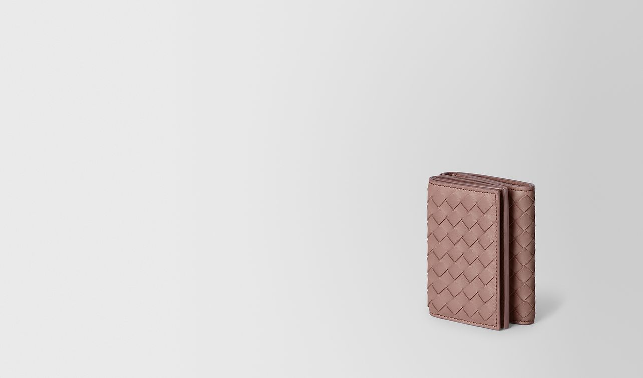 continental wallet in intrecciato nappa landing