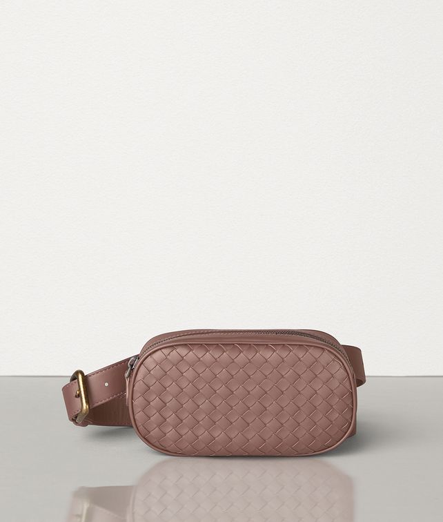 BOTTEGA VENETA BELT BAG IN INTRECCIATO NAPPA Crossbody and Belt Bags Woman fp