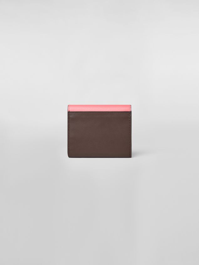 Wallet Marni Flap bi-fold wallet in leather Woman