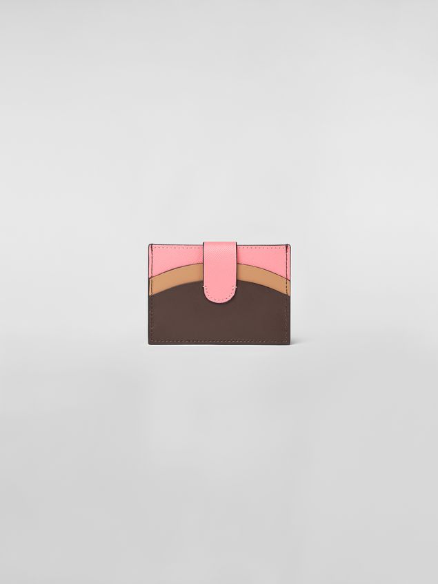 Wallet Marni Credit card case in leather Woman