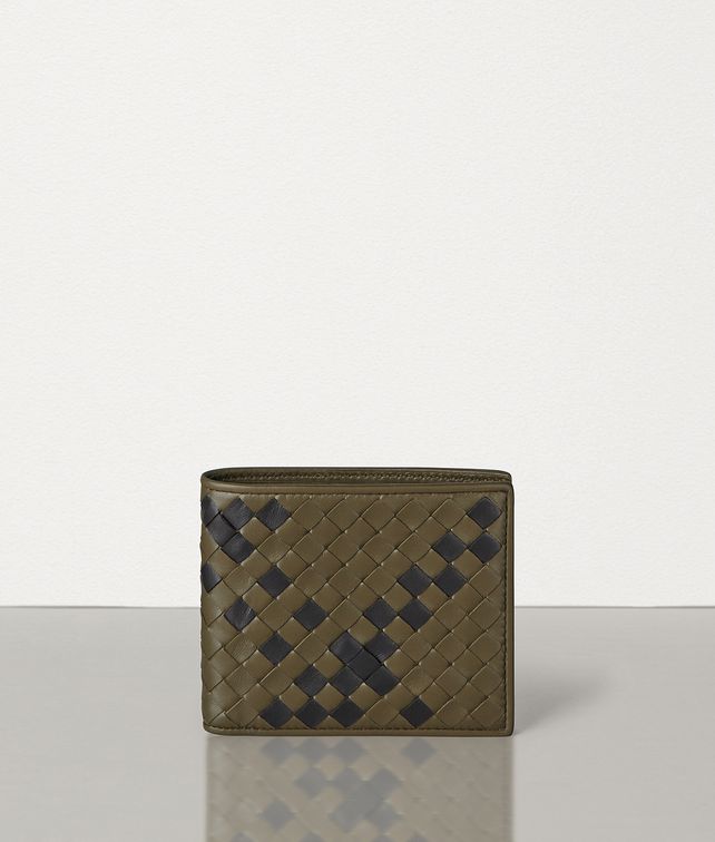 BOTTEGA VENETA BI-FOLD WALLET IN INTRECCIATO NAPPA Small Wallet Man fp