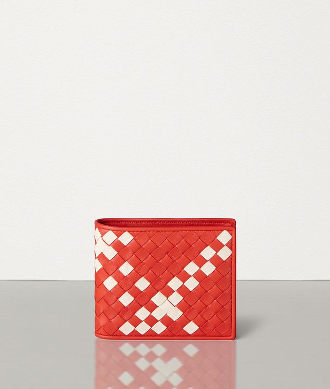 BOTTEGA VENETA PORTAFOGLIO BI-FOLD IN INTRECCIATO NAPPA Portafoglio piccolo Uomo fp