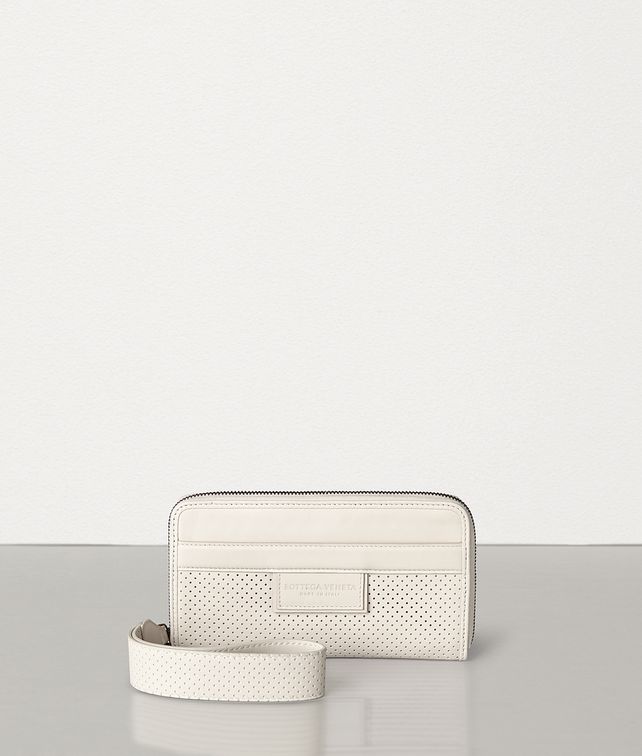 BOTTEGA VENETA ZIP-AROUND WALLET IN LEGGERO Large Wallet Man fp