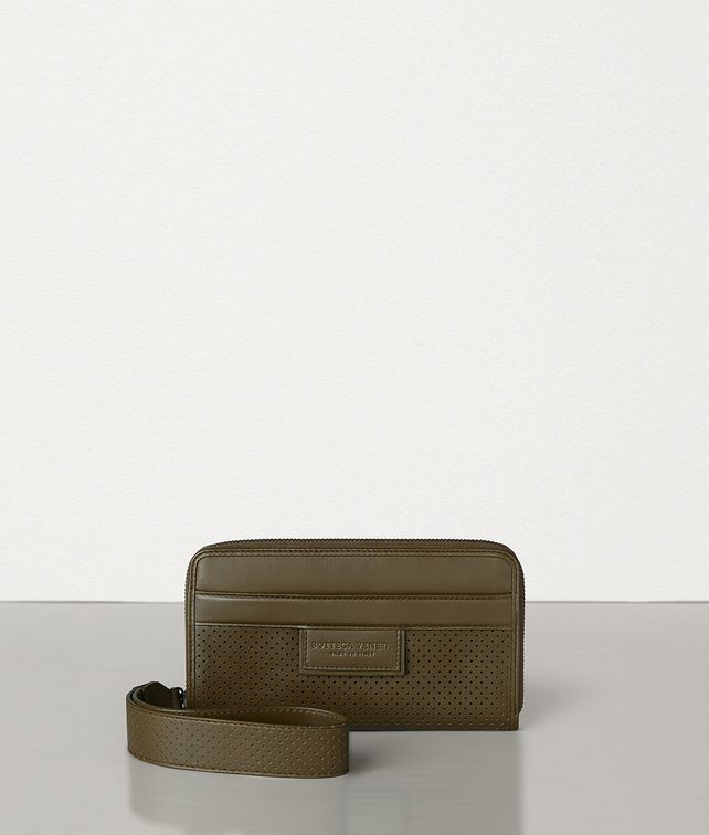 BOTTEGA VENETA ZIP-AROUND WALLET IN LEGGERO Large Wallet Man fp