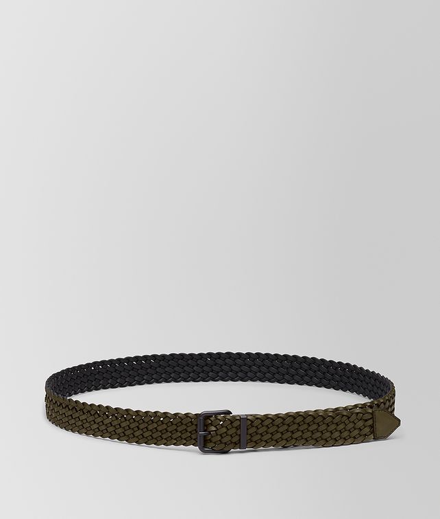 BOTTEGA VENETA BELT IN INTRECCIATO VN AND NAPPA Belt Man fp