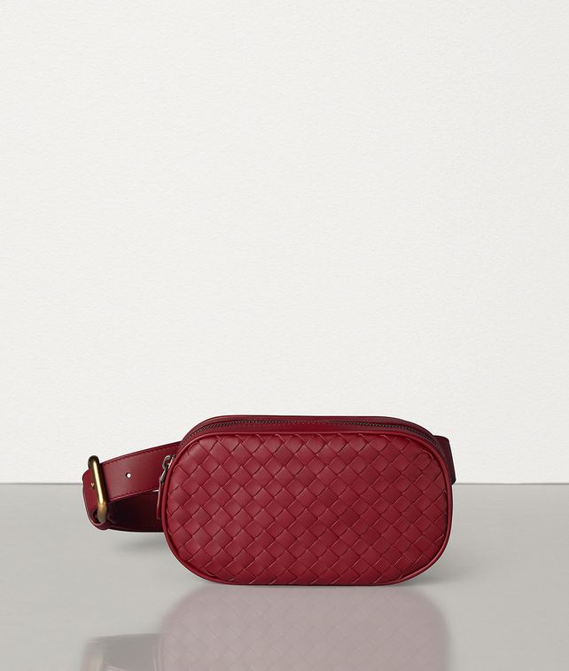 BOTTEGA VENETA BELT BAG IN INTRECCIATO NAPPA Crossbody and Belt Bags Woman fp