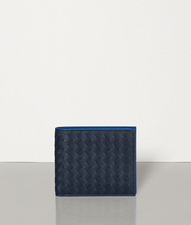 BOTTEGA VENETA BI-FOLD WALLET IN INTRECCIATO VN AND NAPPA Small Wallet Man fp