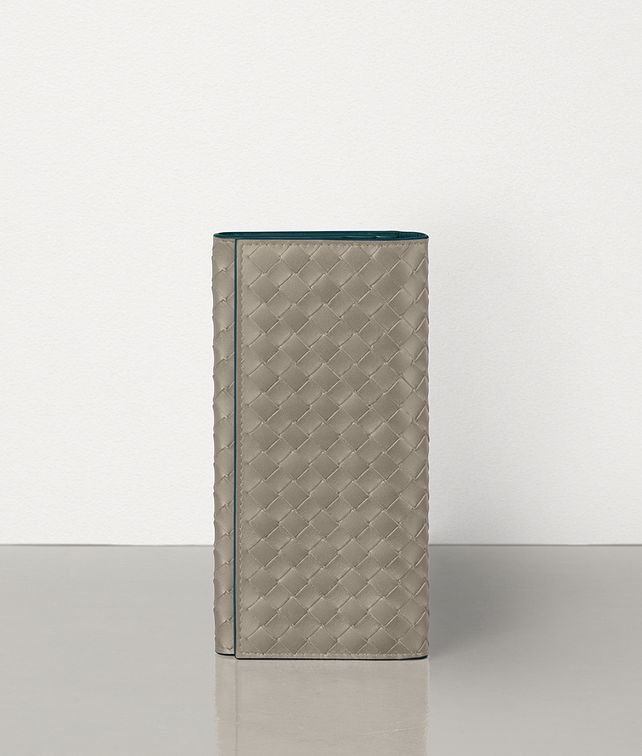 BOTTEGA VENETA CONTINENTAL WALLET IN INTRECCIATO VN AND NAPPA Large Wallet Man fp