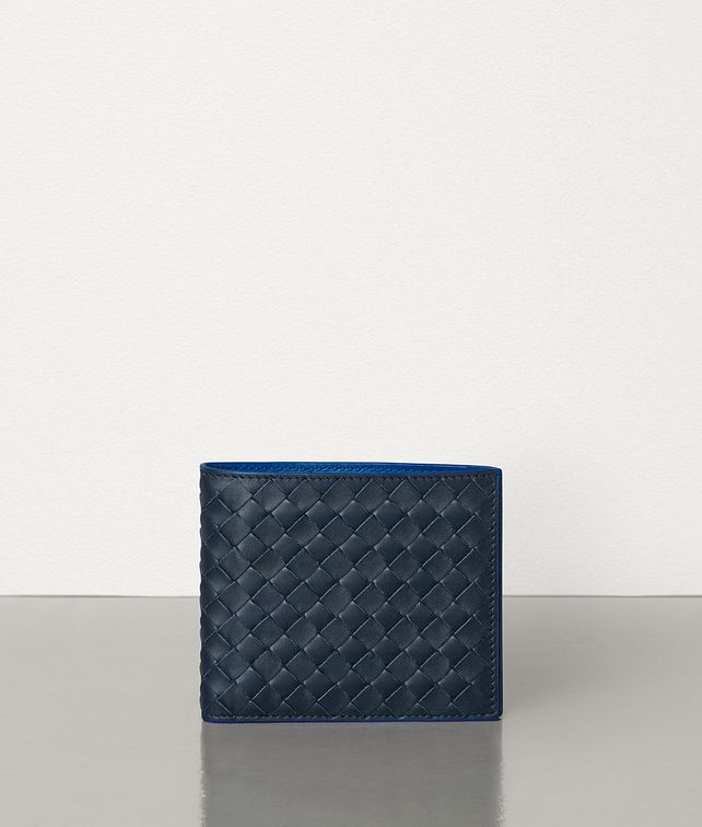 BOTTEGA VENETA BI-FOLD WALLET IN INTRECCIATO VN AND NAPPA Small Wallet Man fp