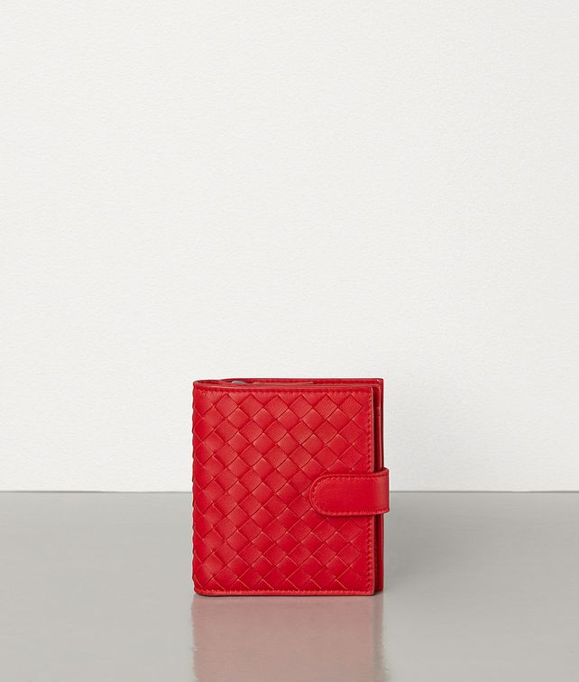 BOTTEGA VENETA MINI WALLET IN INTRECCIATO NAPPA Small Wallet Woman fp