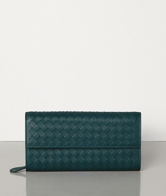 BOTTEGA VENETA CONTINENTAL WALLET IN INTRECCIATO NAPPA Large Wallet Woman fp