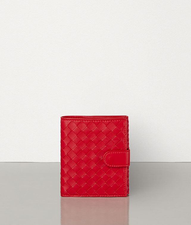 BOTTEGA VENETA MINI WALLET IN INTRECCIATO NAPPA Small Wallet Woman fp