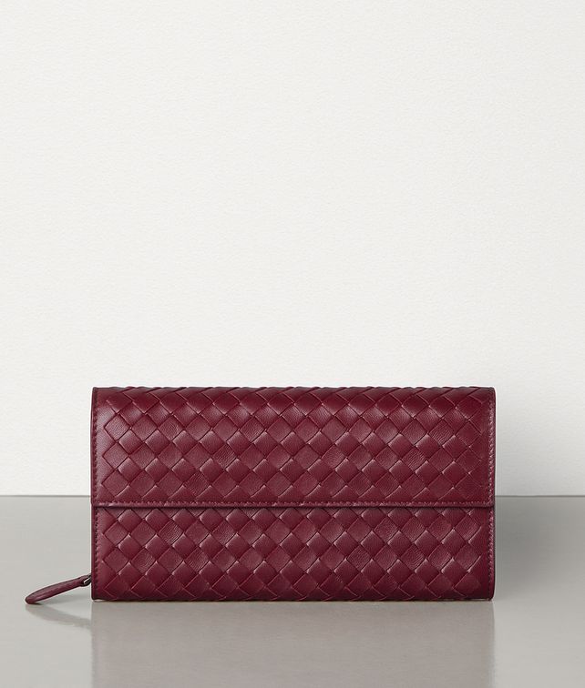 BOTTEGA VENETA CONTINENTAL WALLET IN INTRECCIATO NAPPA Large Wallet Woman fp