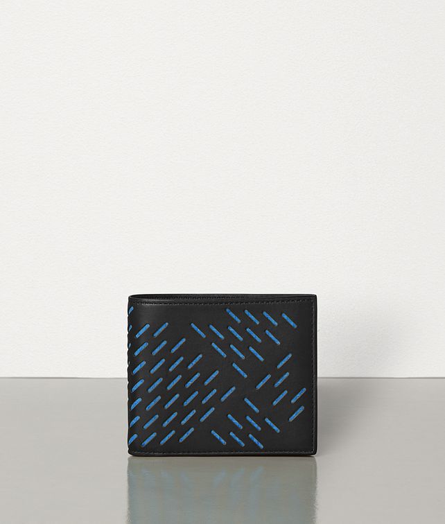 BOTTEGA VENETA BI-FOLD WALLET IN PERFORATED PAPER CALFSKIN Small Wallet Man fp