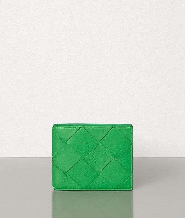 BOTTEGA VENETA PORTAFOGLIO BI-FOLD IN INTRECCIATO NAPPA Portafoglio piccolo Uomo fp