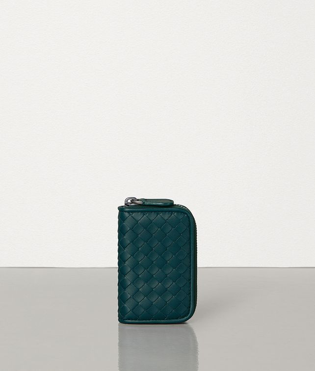 BOTTEGA VENETA SMALL COIN PURSE IN INTRECCIATO NAPPA Small Wallet Woman fp
