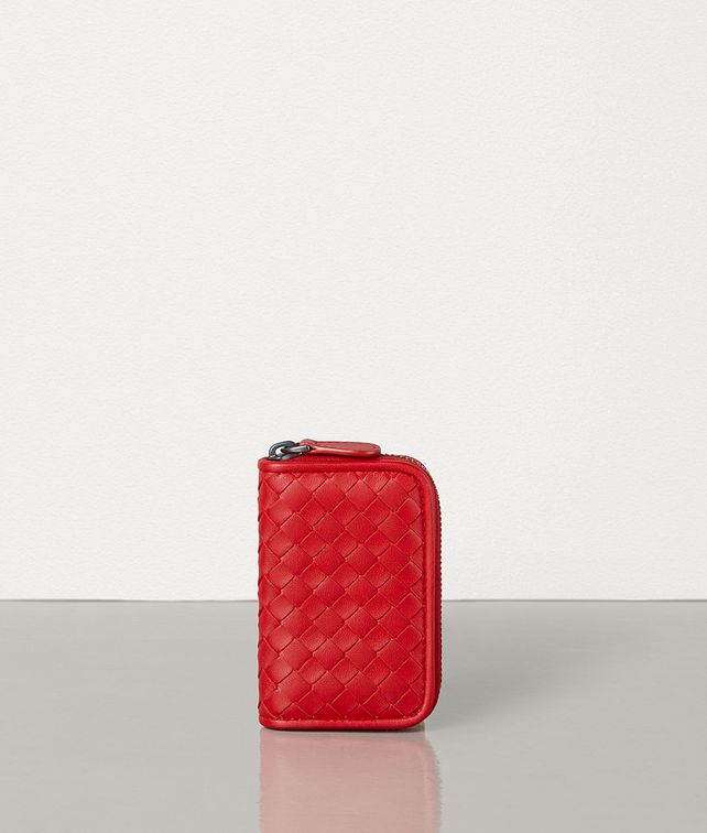 BOTTEGA VENETA SMALL COIN PURSE IN INTRECCIATO NAPPA Small Wallet Woman fp