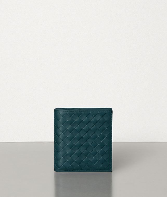 BOTTEGA VENETA BI-FOLD WALLET IN INTRECCIATO VN Small Wallet Man fp