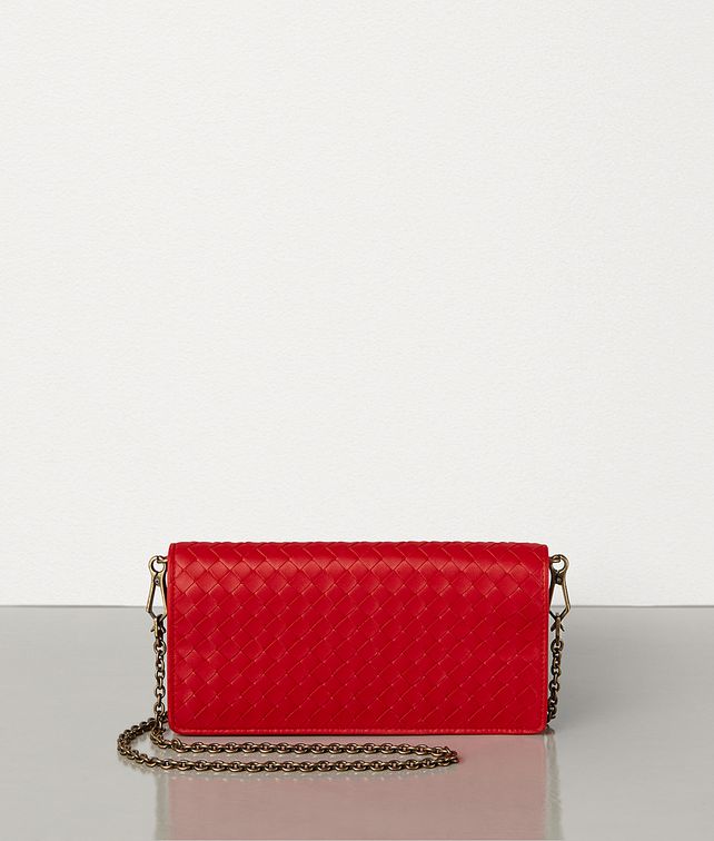 BOTTEGA VENETA CHAIN WALLET IN INTRECCIATO NAPPA Mini Bag and Pouche Woman fp