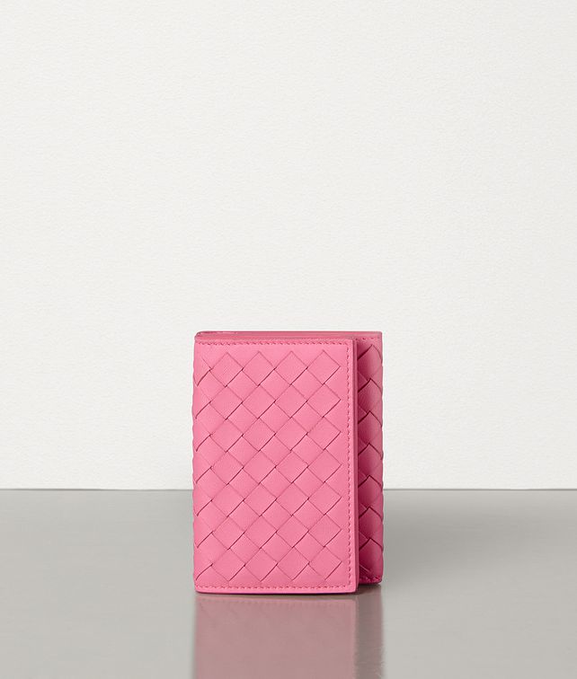 BOTTEGA VENETA MINI CONTINENTAL WALLET IN INTRECCIATO NAPPA Small Wallet Woman fp