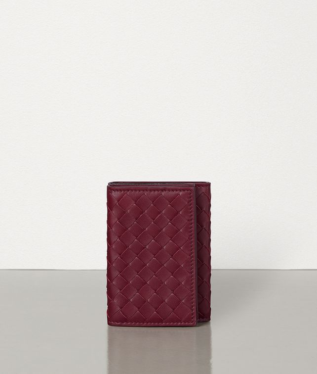 BOTTEGA VENETA MINI CONTINENTAL WALLET IN INTRECCIATO NAPPA Small Wallet Woman fp