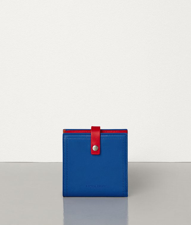 BOTTEGA VENETA MINI FRENCH WALLET IN NAPPA AND CALFSKIN Small Wallet Woman fp