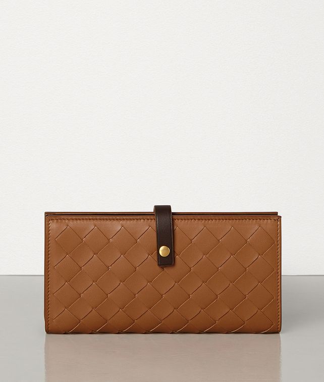 BOTTEGA VENETA CONTINENTAL WALLET IN NAPPA AND CALFSKIN Large Wallet Woman fp