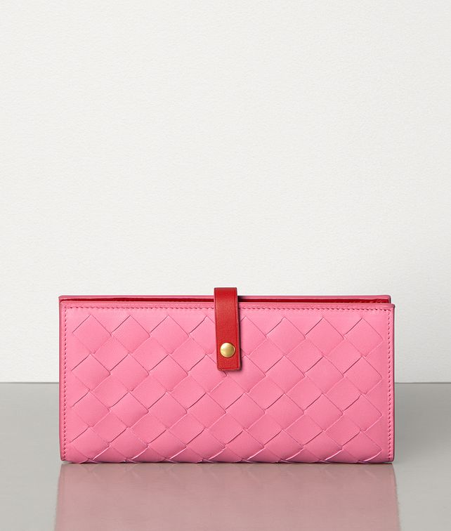 BOTTEGA VENETA CONTINENTAL WALLET IN NAPPA AND CALFSKIN Large Wallet Woman fp
