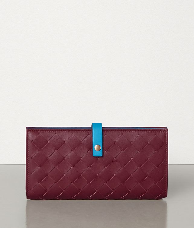 BOTTEGA VENETA CONTINENTAL WALLET IN NAPPA AND CALFSKIN Large Wallet Woman fp