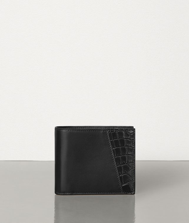 BOTTEGA VENETA BI-FOLD WALLET IN ALLIGATOR AND CALF Small Wallet Man fp